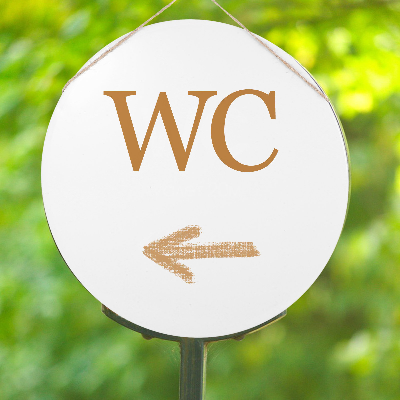 Yard Sign Blank - Leeres Weißblechschild 11,79x11,79 Zoll, Weiße Sublimations-Schilder
