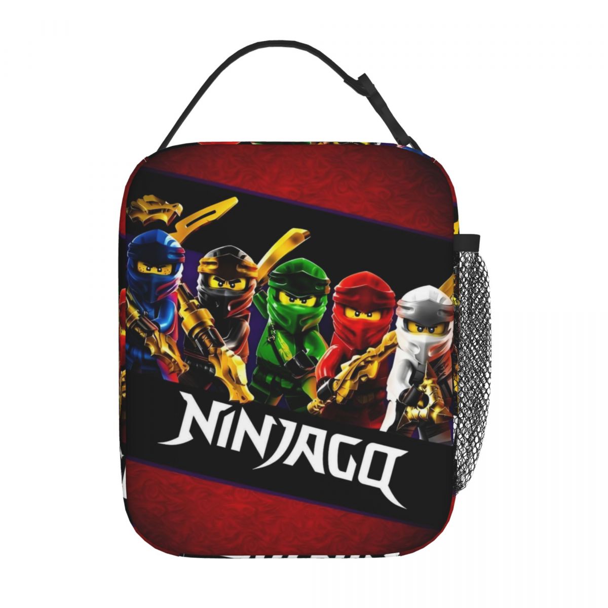 Tote Bag Sublimation - Custom Phantoms N-Ninjagos isolierte Lunchtasche für