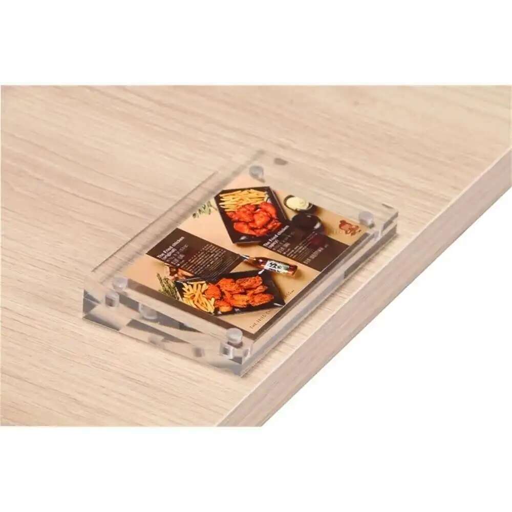 Photo Acrylic Block - 10 Stück Acryl Trapezblock Fotorahmen Preisschild