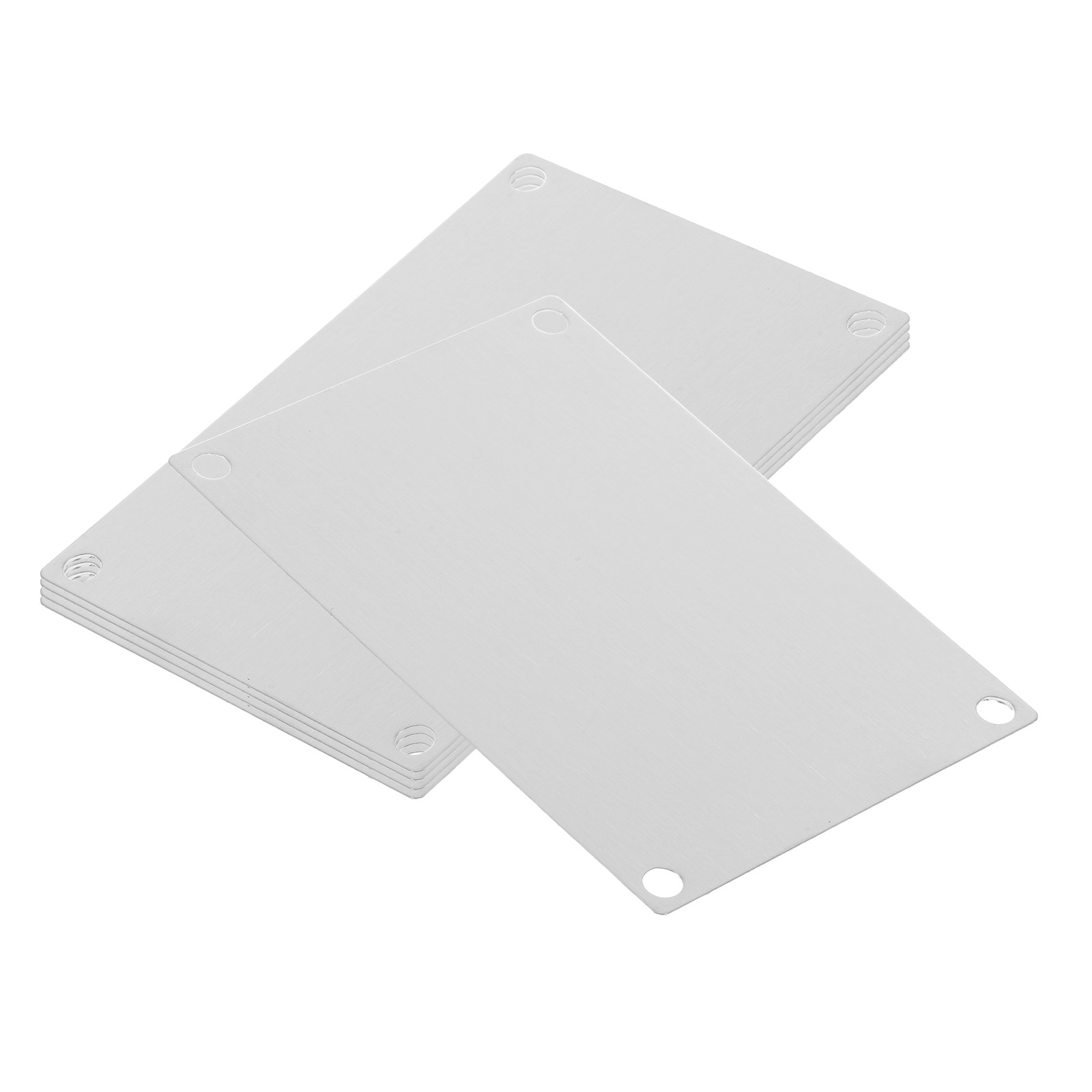 Yard Sign Blank - 5 Stück Blanko-Edelstahl-Schilder für den Außenbereich,