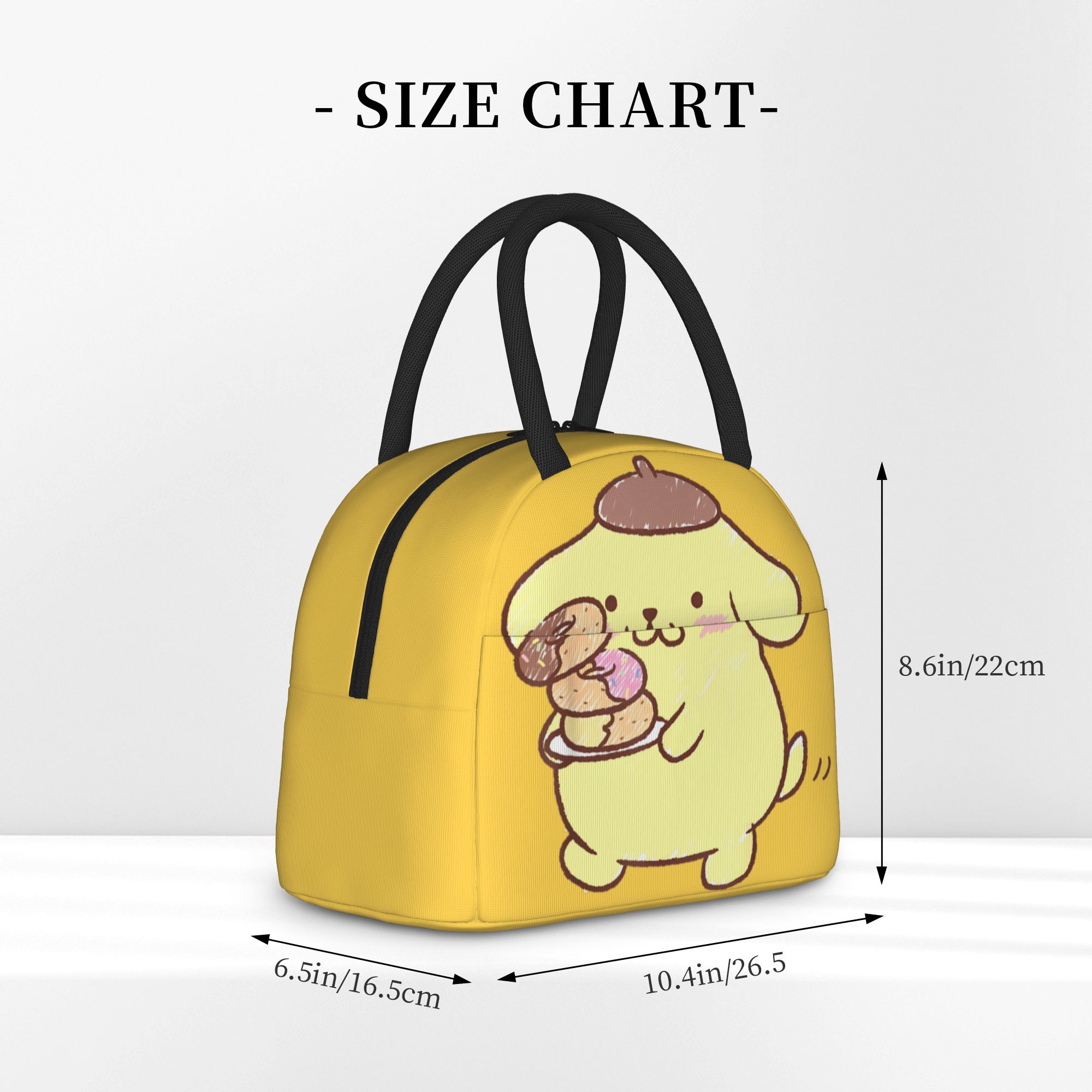 Pompompurin Donuts Isolierte L – Tote Bag Sublimation Bewertung und Preis