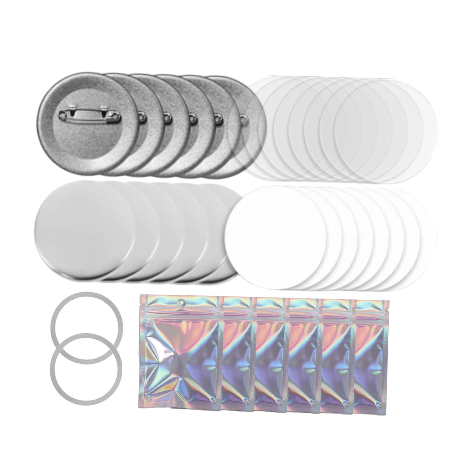 Button-Badge-Set: Metallrohlin – Button Badge Blank Bewertung und Preis