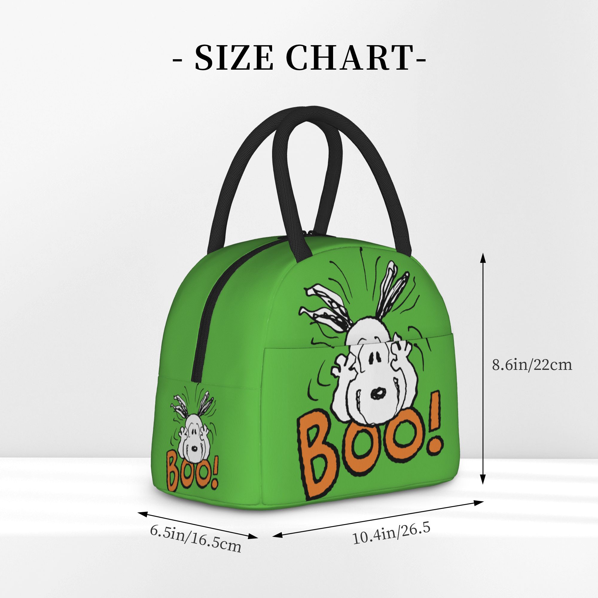 Snoopy Boo Isolierte Lunchtasc – Tote Bag Sublimation Bewertung und Preis