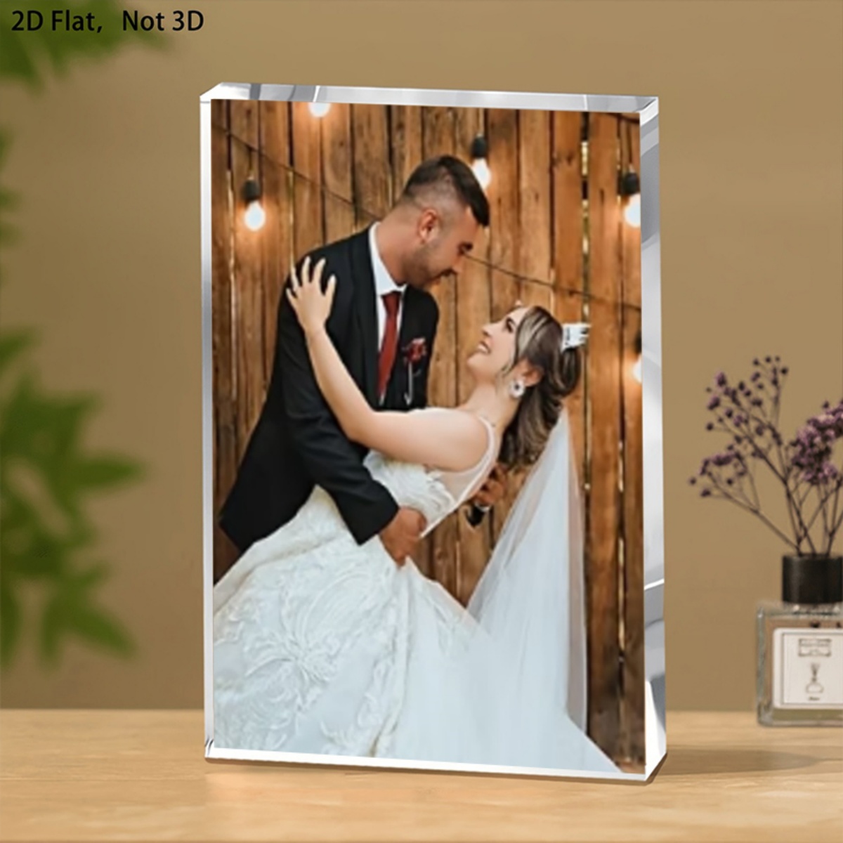 Personalisiertes 2D Flaches Ac – Photo Acrylic Block Bewertung und Preis