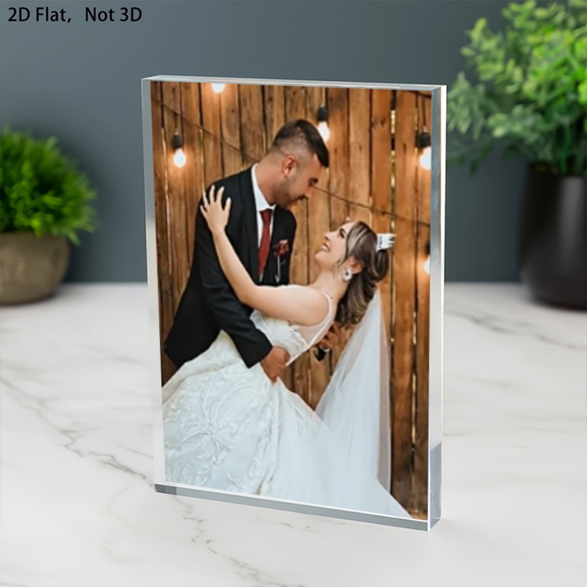 Personalisiertes 2D Flaches Ac – Photo Acrylic Block Bewertung und Preis