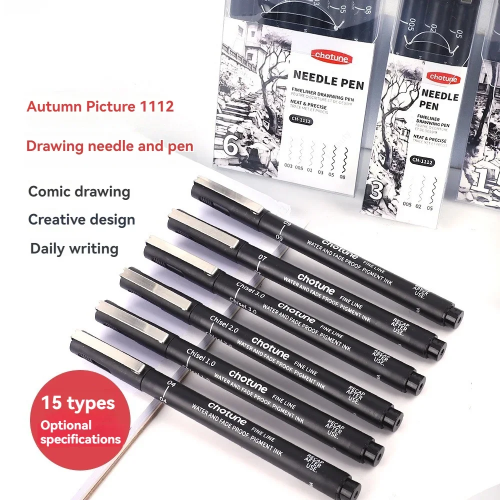 Schwarze Mikrostifte, 15 Größe – Copic Marker Sketch Bewertung und Preis